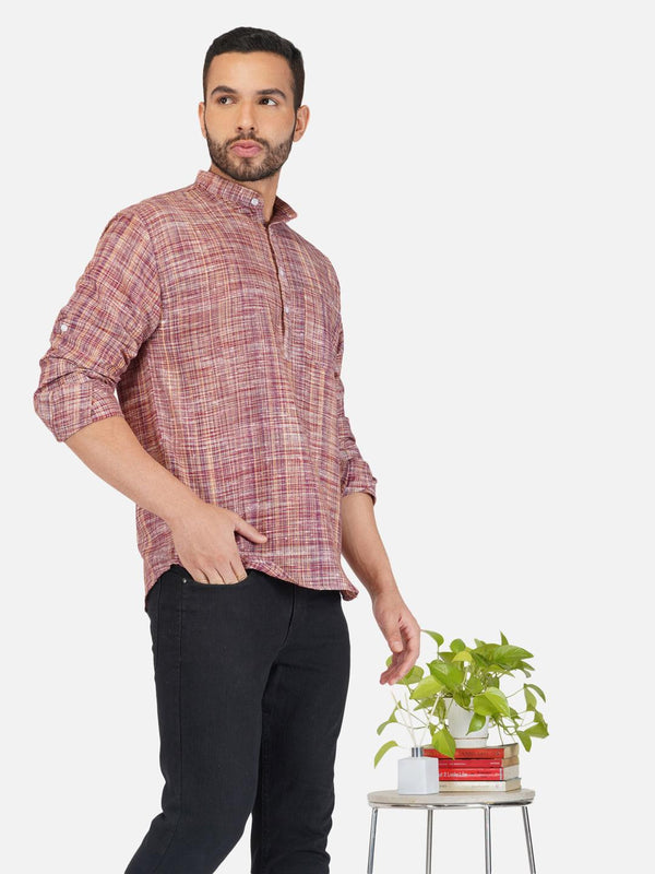 Buy Khadi Short Kurta for Men Online - Khadi Sadan