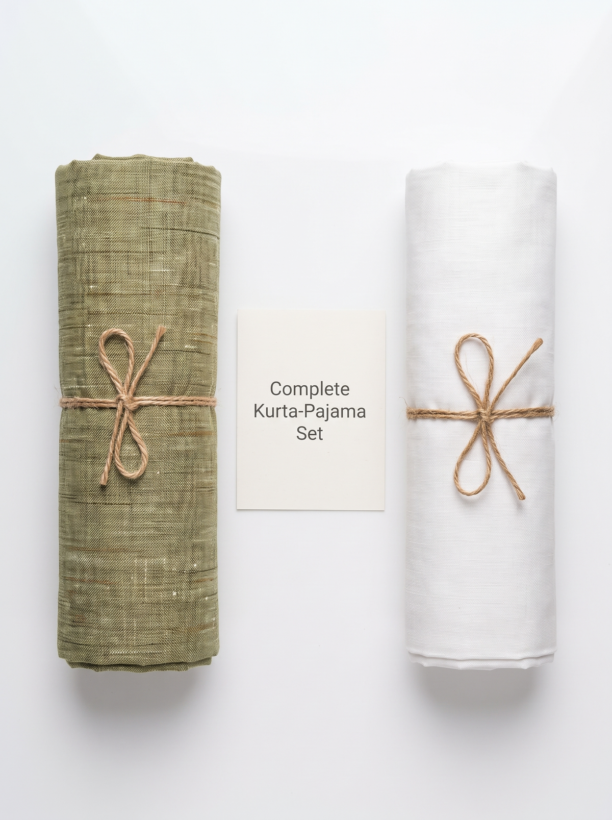 Natural Khadi Fabric Combo Set- 5.5M