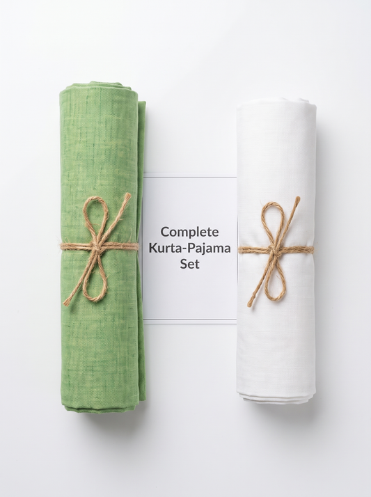 Essential Khadi Fabric Combo Set- 5.5M