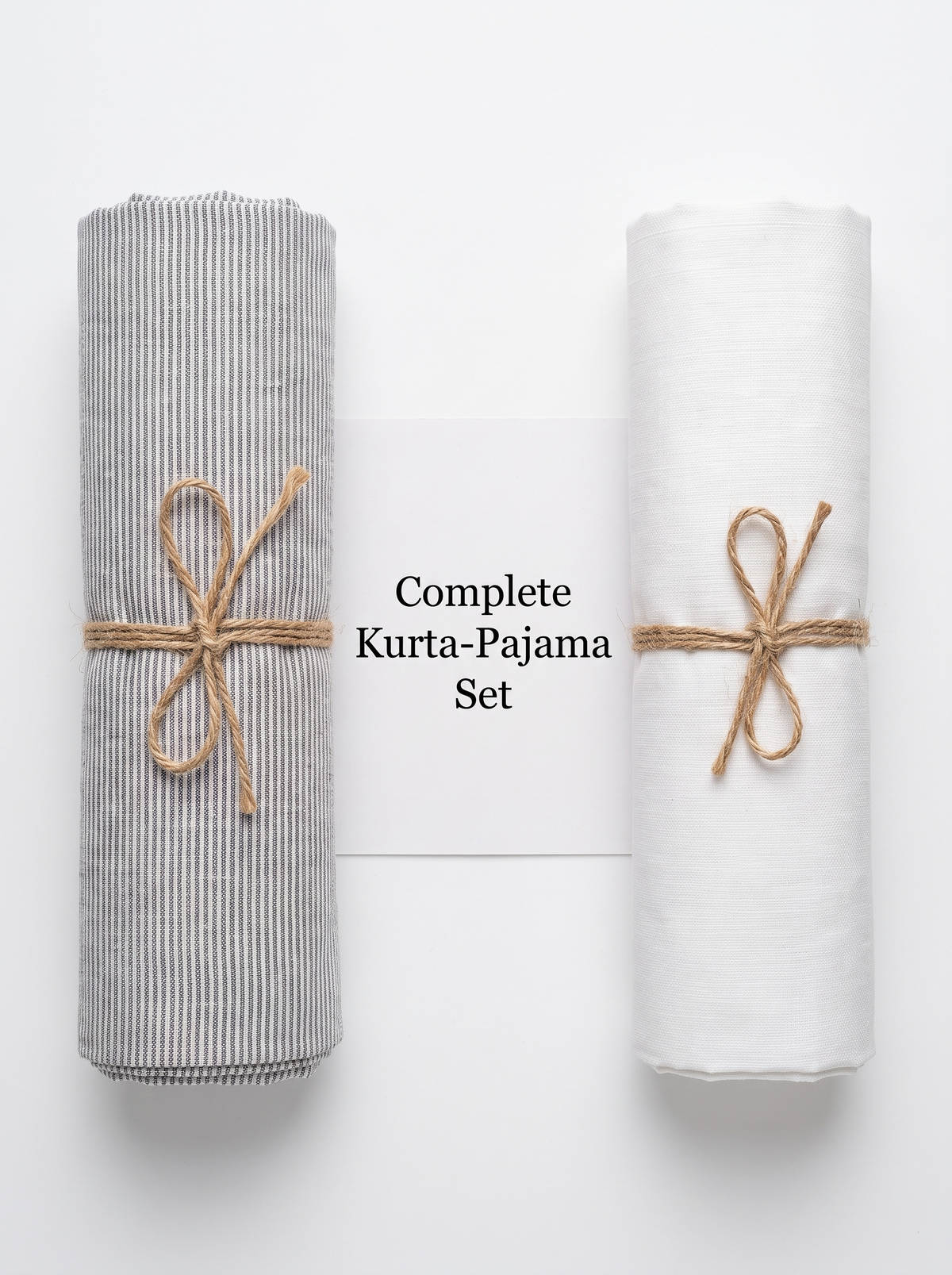 Elegant Cotton Khadi Fabric Combo Set- 5.5M