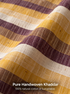 Premium Striped Khadi Handloom Fabric