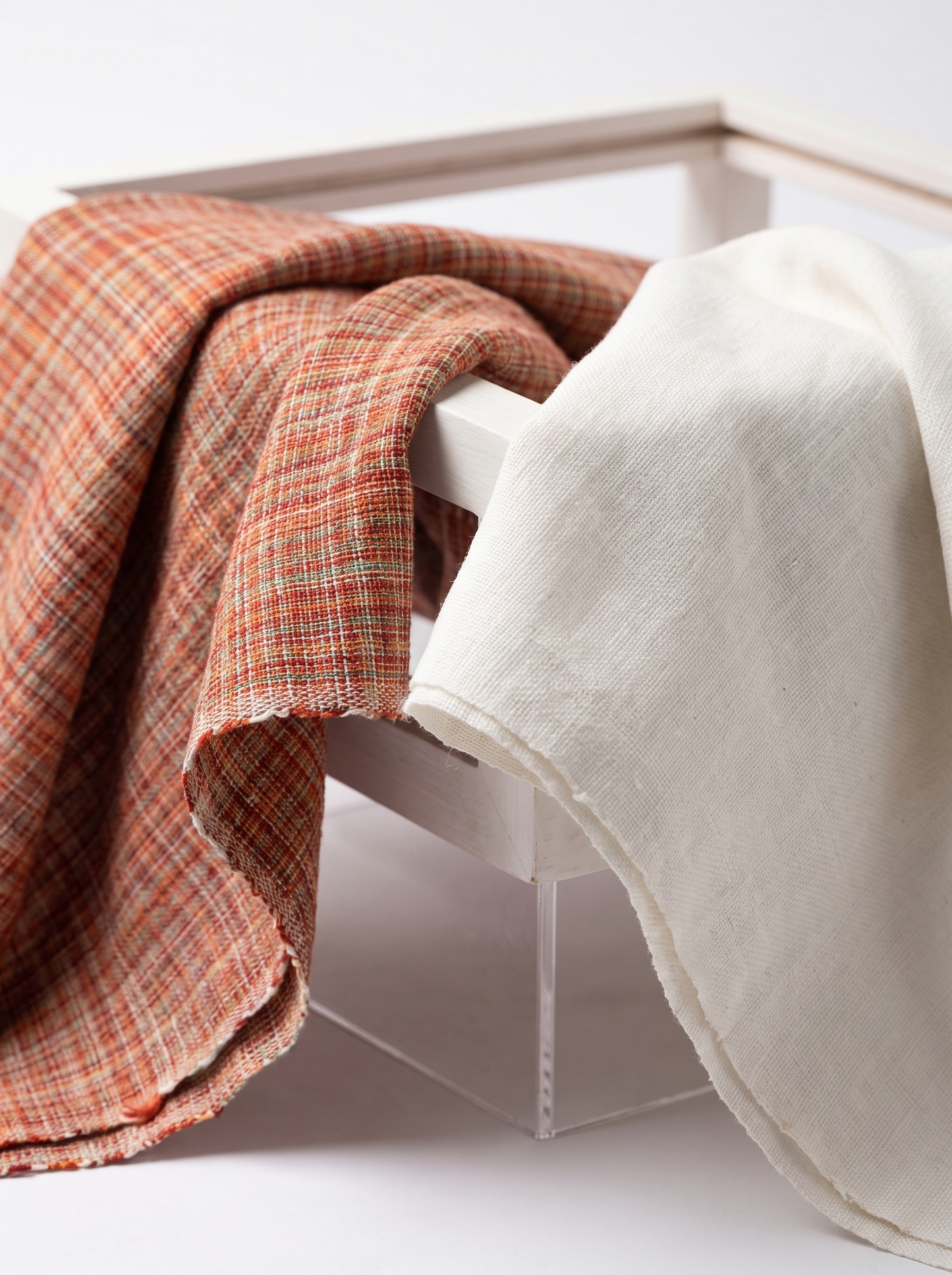 Designer Handwoven Khadi Fabric Combo Set- 5.5M