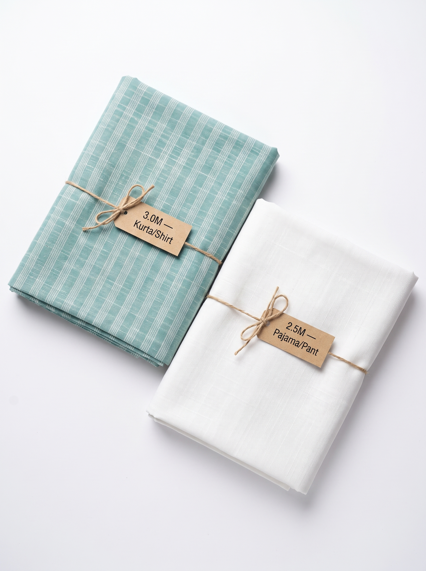 Premium Khadi Cotton Fabric Combo Set- 5.5M