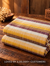 Premium Striped Khadi Handloom Fabric