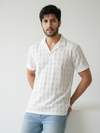 Khaddarvas Premium Woven Cuban Collar Polo Shirt