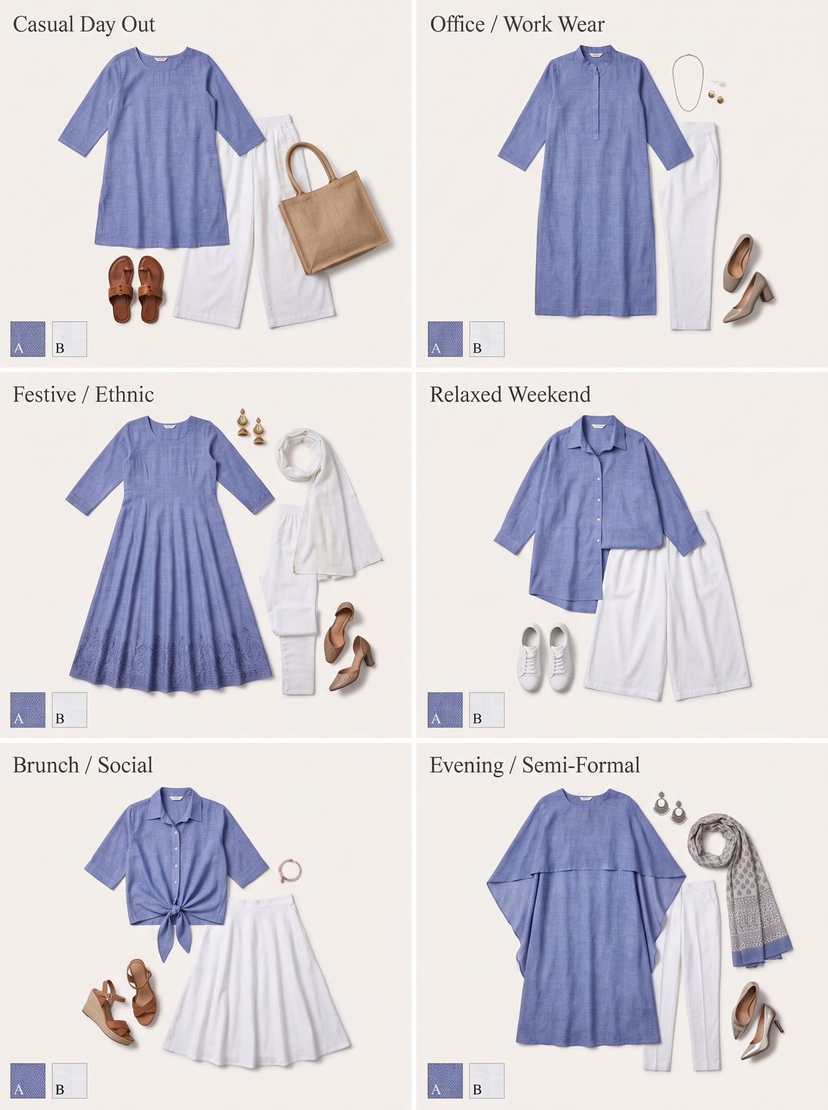 Versatile Khadi Fabric Combo - 4.5M