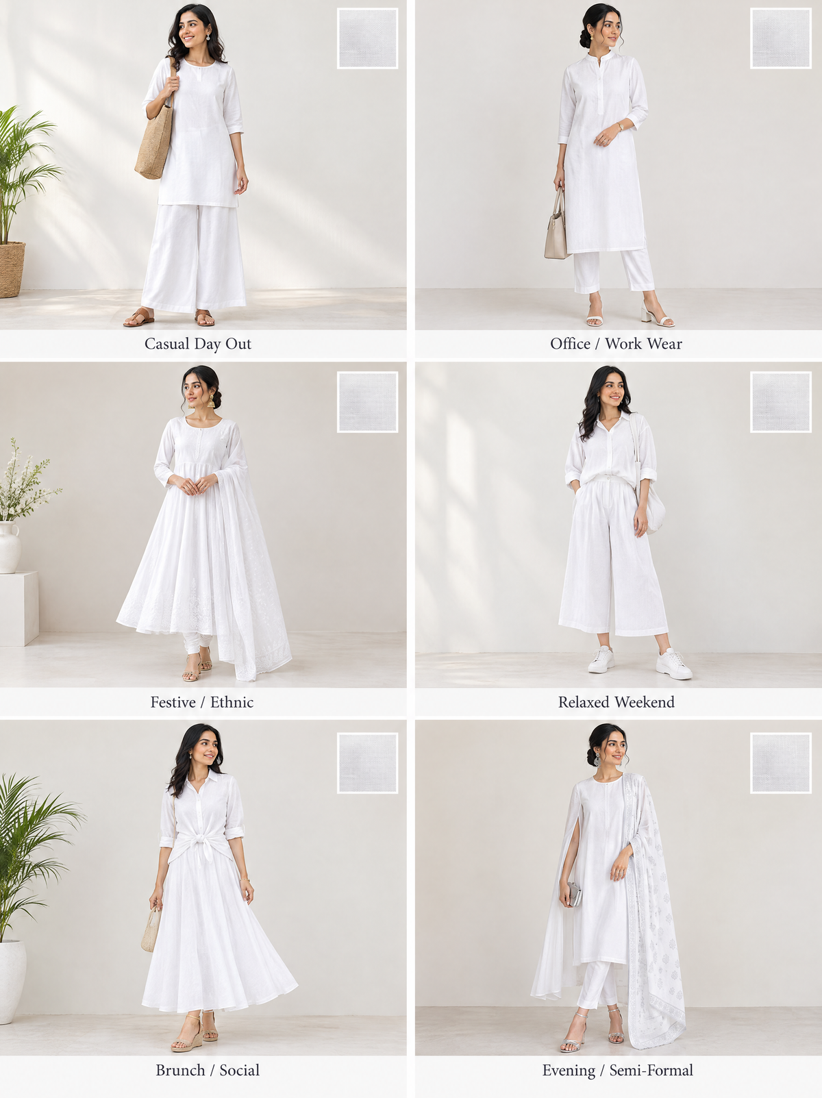 Classic Khadi Fabric Combo - 3.25M | Combo - 169
