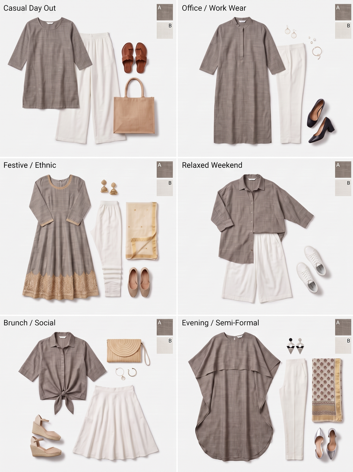 Pure Handwoven Khadi Combo - 4.5M