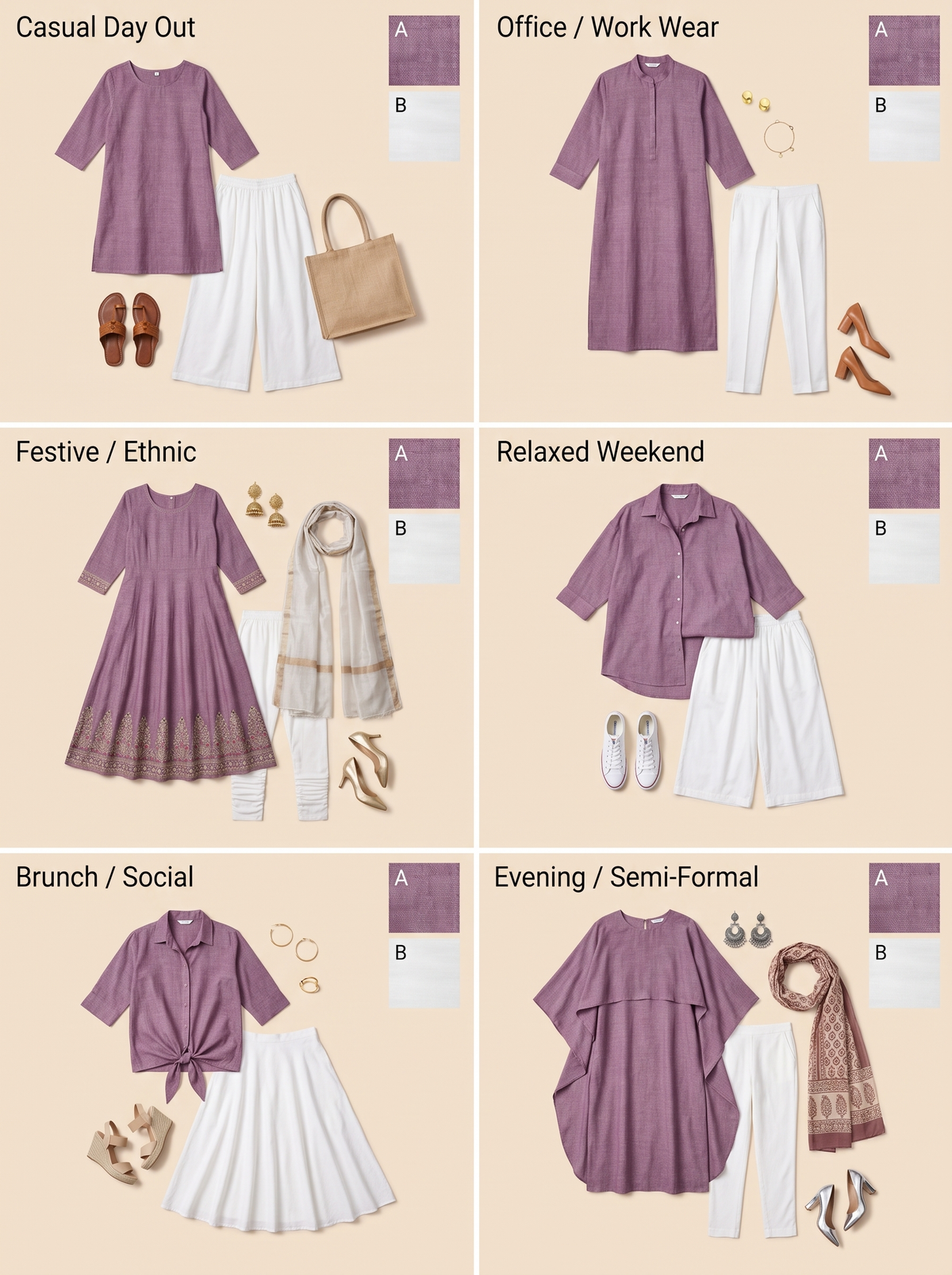 Naturally Breathable Khadi Combo - 4.5M