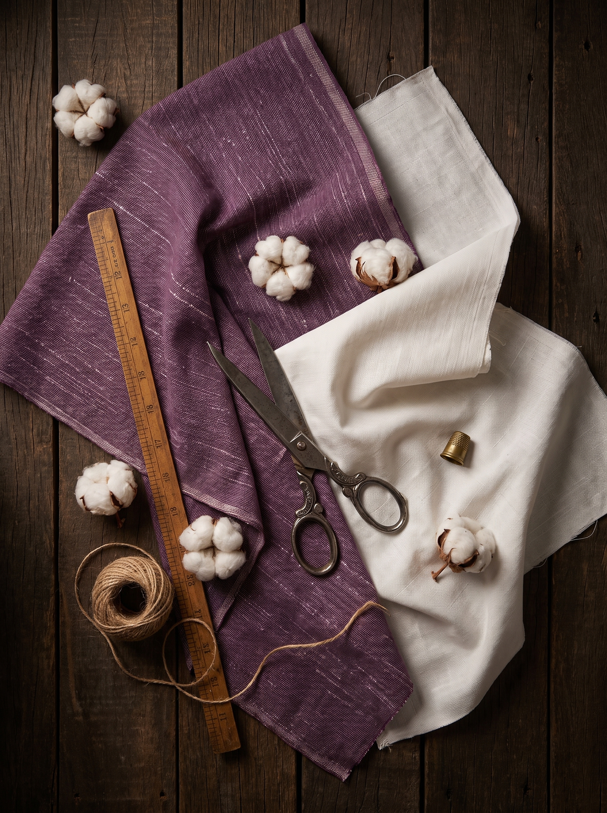 Classic Handwoven Khadi Fabric Combo Set- 5.5M
