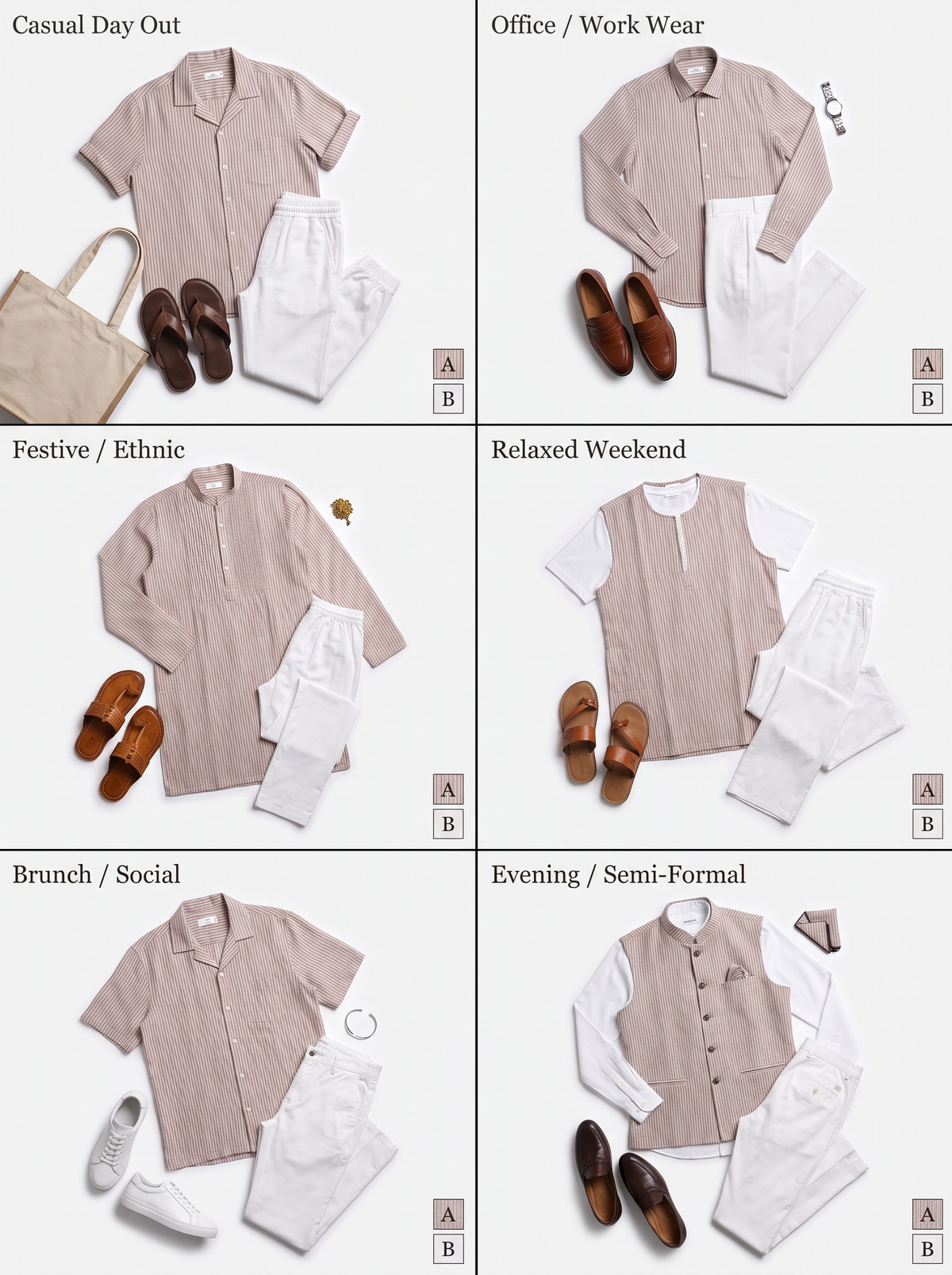 Timeless Handloom Khadi Combo - 4.5M