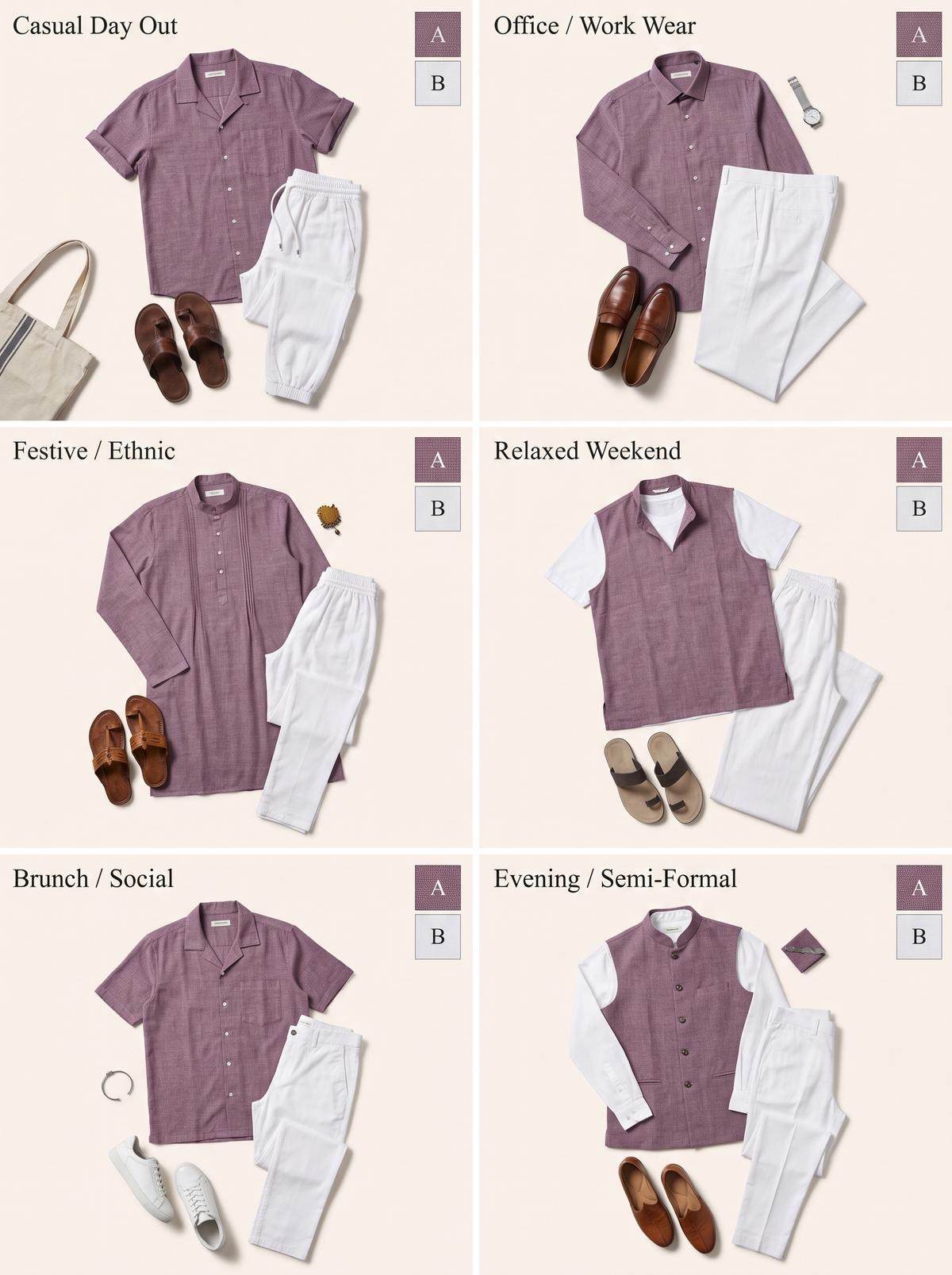 Naturally Breathable Khadi Combo - 4.5M
