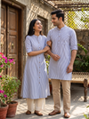 Premium Khadi Stripe Cotton Fabric
