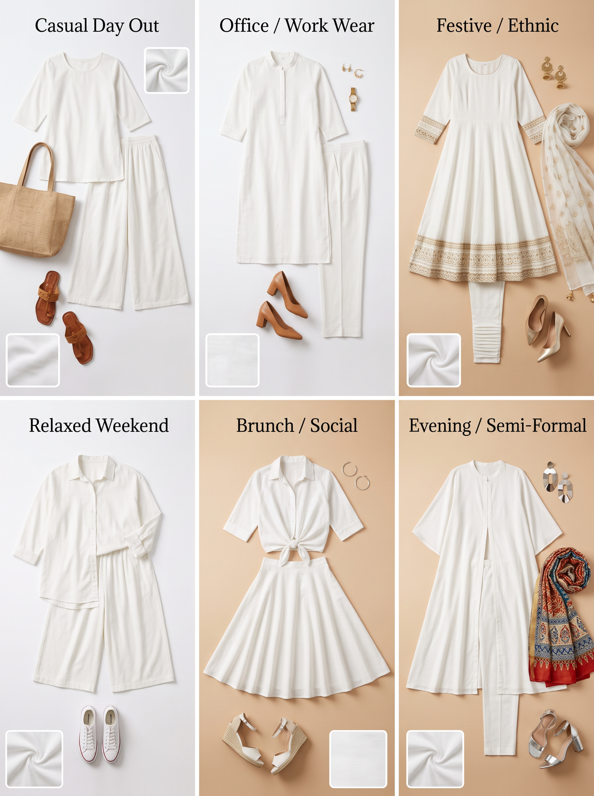 Versatile Khadi Fabric Combo Set- 5.5M