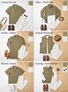 Natural Khadi Fabric Combo Set- 5.5M