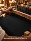 Authentic Pure Black Khaddar Cotton Fabric