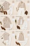 Pure Handwoven Khadi Fabric Combo Set- 5.5M