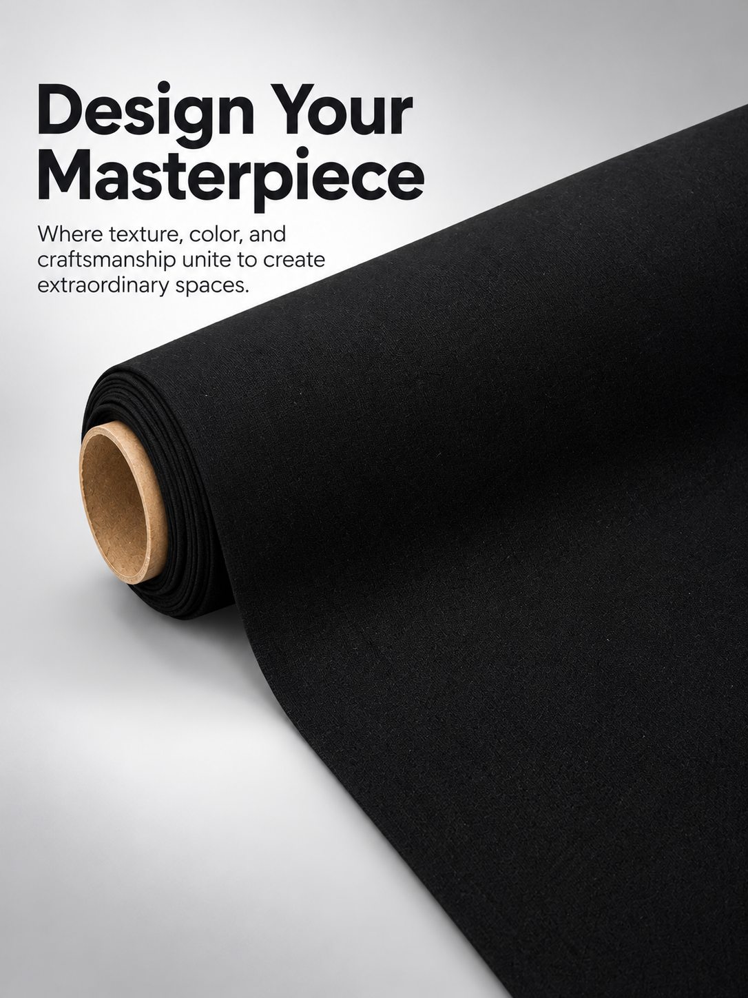 Authentic Pure Black Khaddar Cotton Fabric