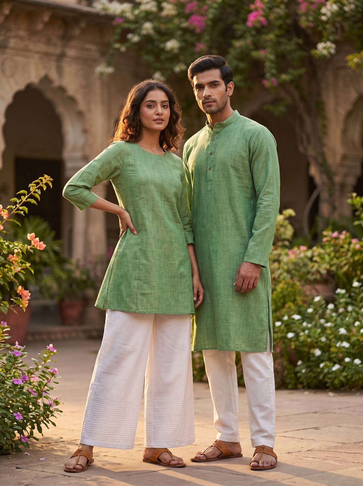 Essential Khadi Fabric Combo Set- 5.5M