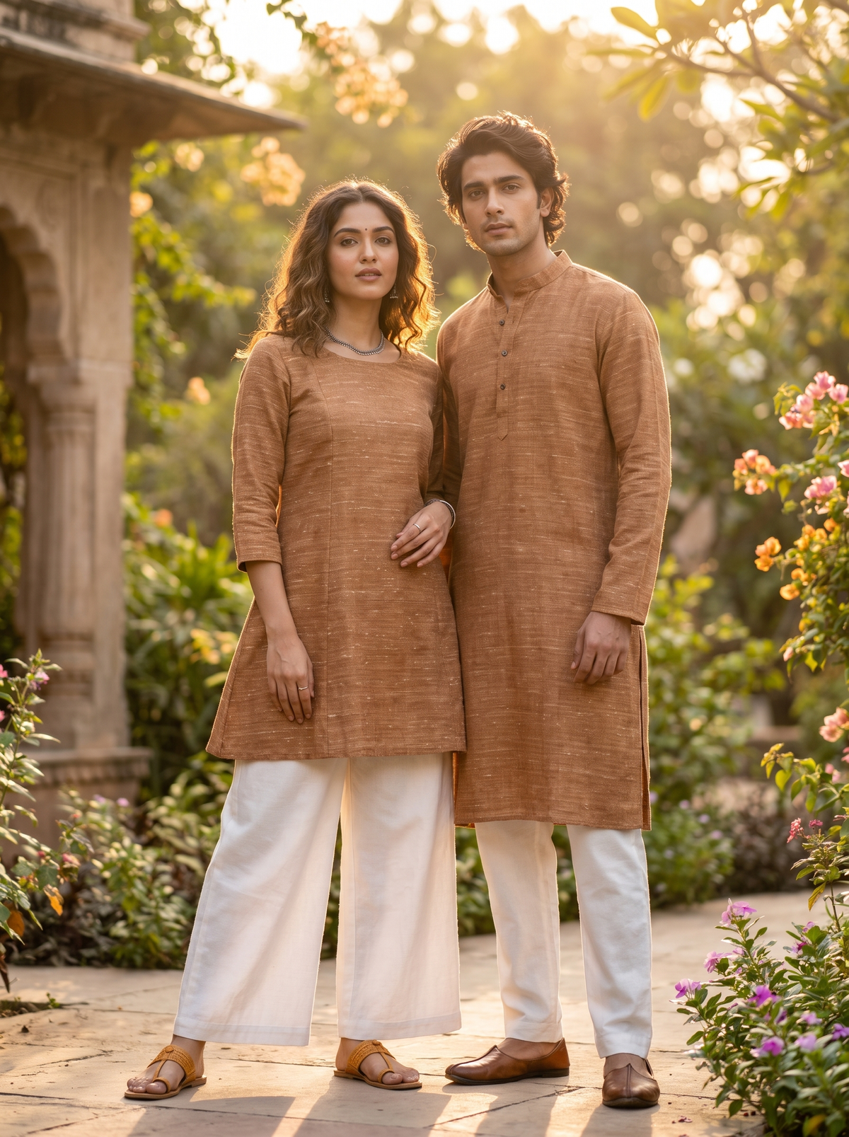 Authentic Khadi Cotton Fabric Combo Set- 5.5M