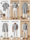 Elegant Cotton Khadi Fabric Combo Set- 5.5M
