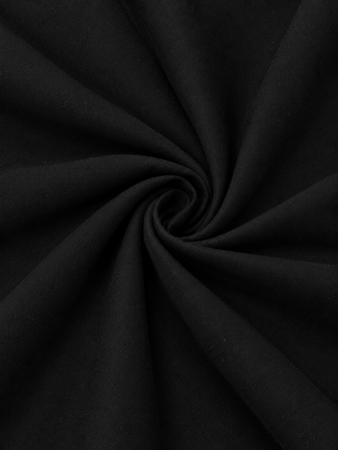 Authentic Pure Black Khaddar Cotton Fabric