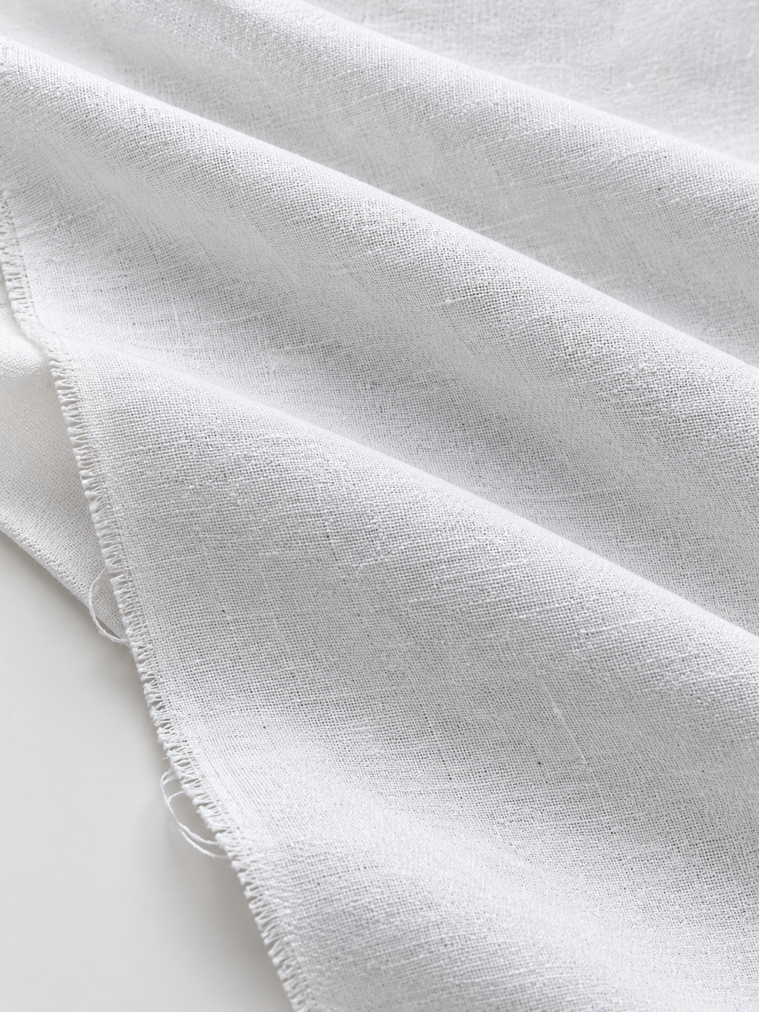 Pure White Khaddar Cotton Fabric