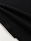 Authentic Pure Black Khaddar Cotton Fabric