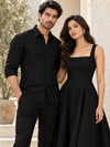 Authentic Pure Black Khaddar Cotton Fabric