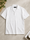 Khaddarvas Premium Woven Cuban Collar Polo Shirt