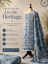 Moonlight Medallion Batik  | 3-Piece Unstitched Suit Set