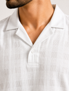 Khaddarvas Premium Woven Cuban Collar Polo Shirt