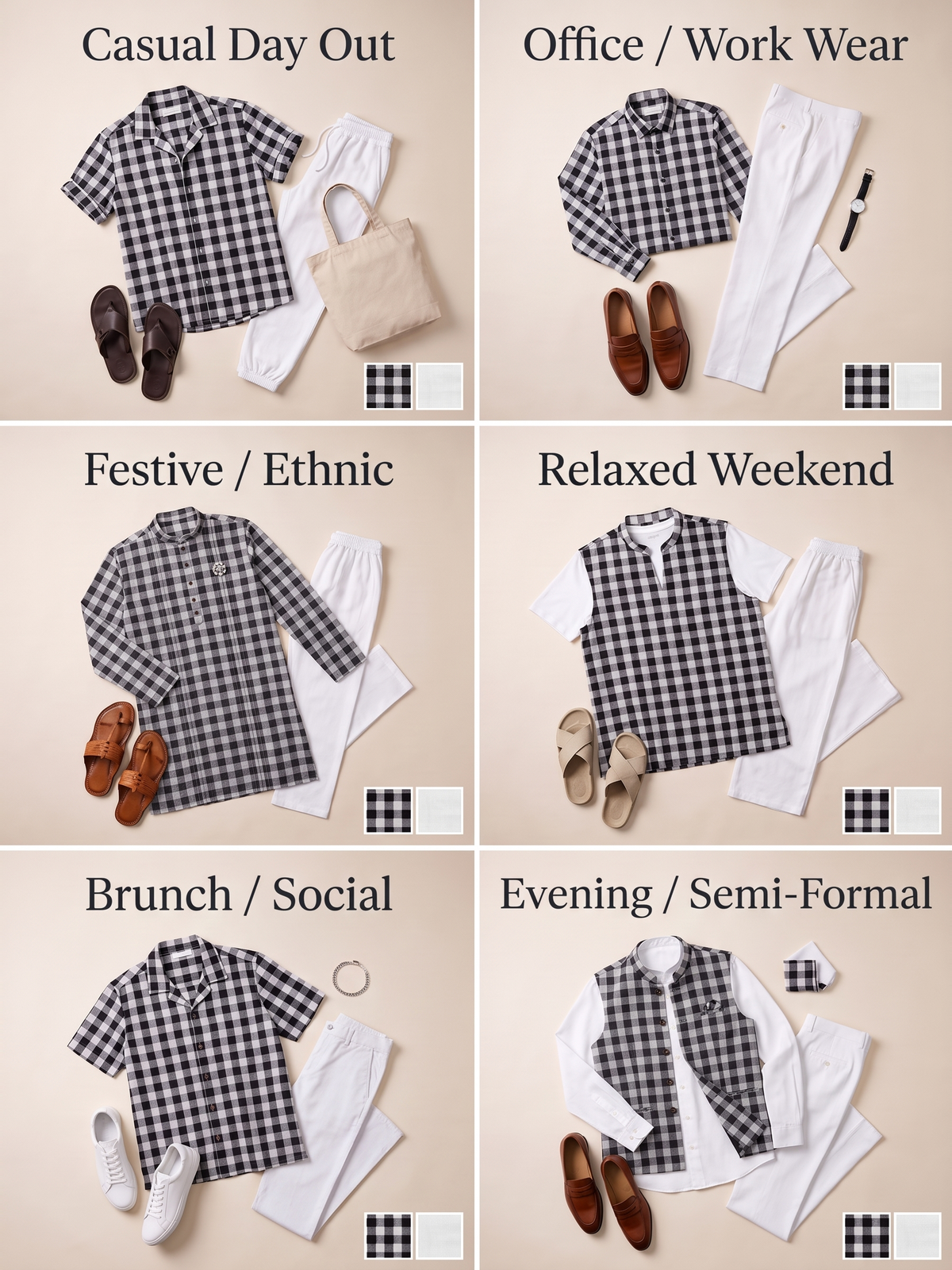 Ready-to-Tailor Khadi Combo - 4.8M
