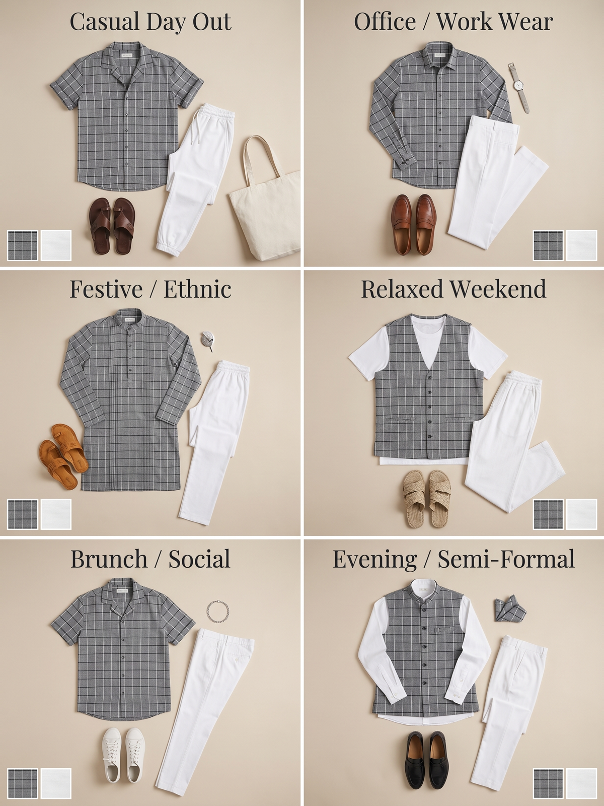 Naturally Comfortable Khadi Combo - 4.8M