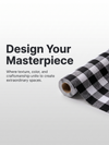 Classic Handloom Khaddar Check Fabric – Black & White