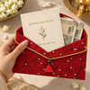 Mangalam Patra envelope shown with a wishes card and cash gift