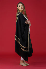 Traditional Embroidered Pure Woolen Shawl ST-11