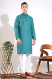 Vibrant Green Plain Cotton Kurta