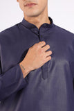 Trending Navy Blue Plain Kurta