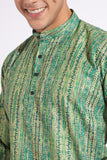 Standard Green Trending Design Print Kurta