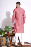 Magnificent Print Pink Color Dotted Kurta