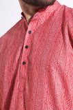 Magnificent Print Cotton Pink Color Dotted Kurta