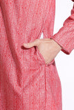 Magnificent Print Pink Color Dotted Kurta