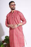 Magnificent Print Pink Color Dotted Kurta