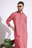 Magnificent Print Cotton Pink Color Dotted Kurta