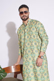 Classic Print Green Color Kurta