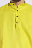 Elegant Plain Yellow Color Kurta