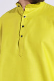 Elegant Plain Yellow Color Kurta