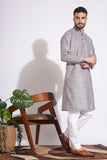 Fabulous Print  Grey Color Kurta