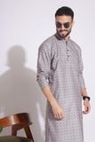 Fabulous Print  Grey Color Kurta